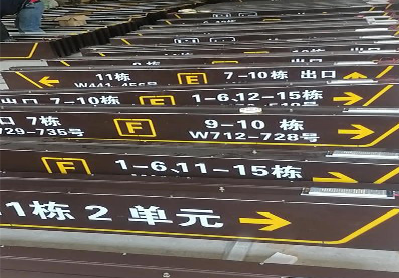 新平广告标识中，常见的几种安装方式。